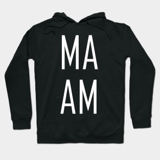 M A A M (M A M A) White Hoodie